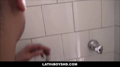 Amateur Tattooed Latin Boy Cruising Bathroom Threesome For Cash POV - boyfriendtv.com