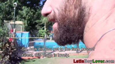 Amateur latin studs hanging and fucking by the pool - boyfriendtv.com
