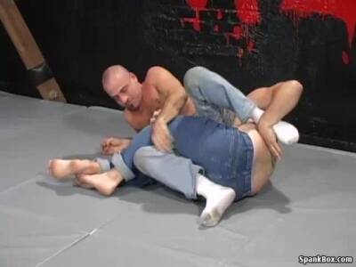 Beefy Daddy and Lean Badboy Wrestle and Fuck Eachother - boyfriendtv.com