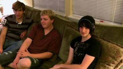 Gay emo teen movies porn Aron, Kyle and James are hanging ou - nvdvid.com
