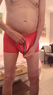 sexy red underwear with an opening - boyfriendtv.com