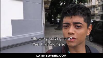 Little Twink Latin Boy Picked Up From Street Paid Cash To Fuck Stranger POV - boyfriendtv.com