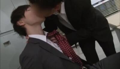 Japanese office cute gays - boyfriendtv.com - Japan