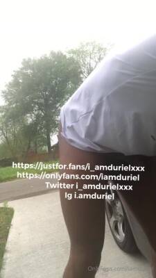 Duriel Jacking Off In His Grandma’s Driveway 2 - boyfriendtv.com