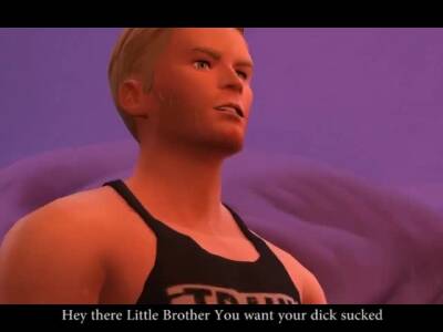 Sims - brothers try gay sex - boyfriendtv.com
