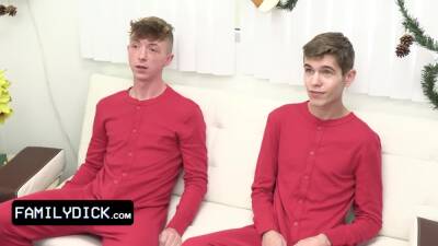 Family Dick - Hunk Stepdad Wants Cute Christmas Card With His Two Stepsons And Gets More Eve - boyfriendtv.com