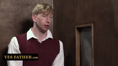 YesFather - Jesse Stone Sucks Father Myles Cock In The Confession Room - boyfriendtv.com