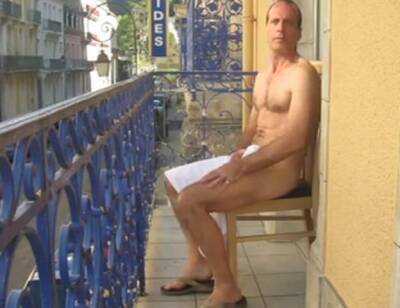 daddy on balcony - boyfriendtv.com