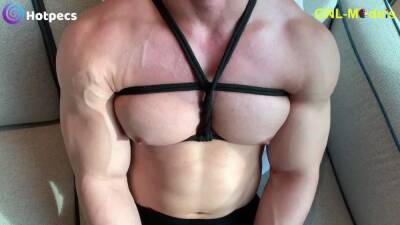 Wow! Tied and in handcuffs! This model gets worshipped and nipple played! - boyfriendtv.com