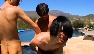 Gay latex emo cum All three dump firm after such an heavy se - nvdvid.com