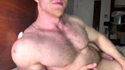 Hot gay with big muscles masturbates - drtuber.com