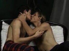 Skinny gay lad gets his hard cock deep in his lover's a-hole - drtuber.com