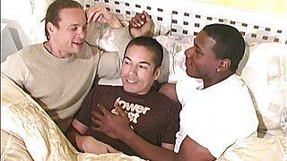 Gay Black Couple Fucks A White Guy - gayxo.com